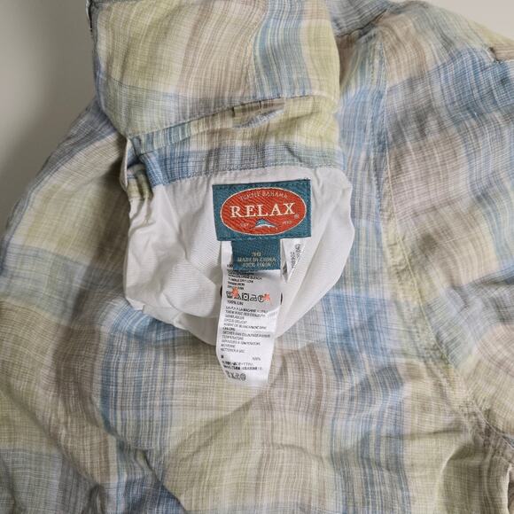 Tommy Bahama Relax Reversible Linen Shorts Size 36 – Plaid, Coastal Prep, 2-in-1 - Picture 11 of 16